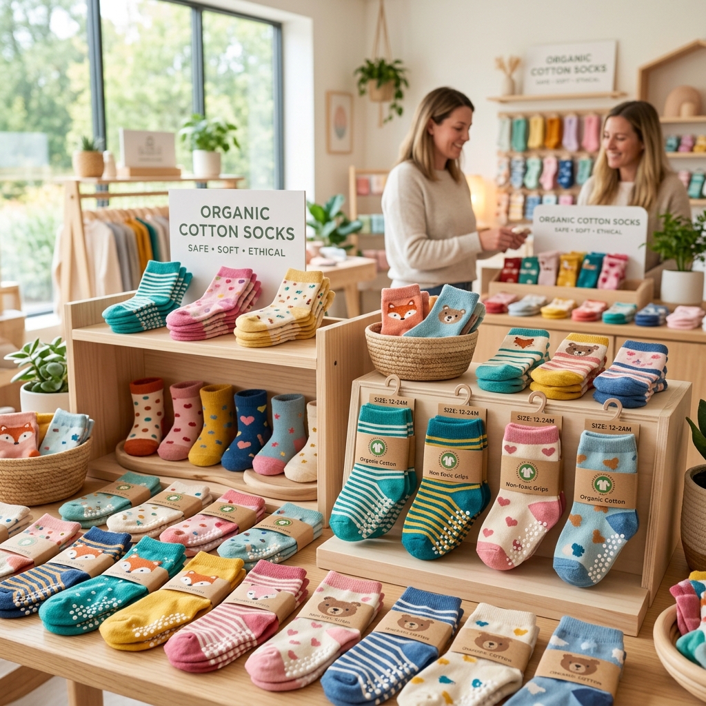 Kids Socks Sourcing Agent India | OEKO-TEX Certified