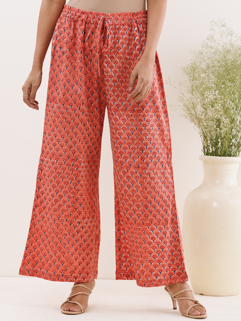 Zari Border Ethnic Palazzo